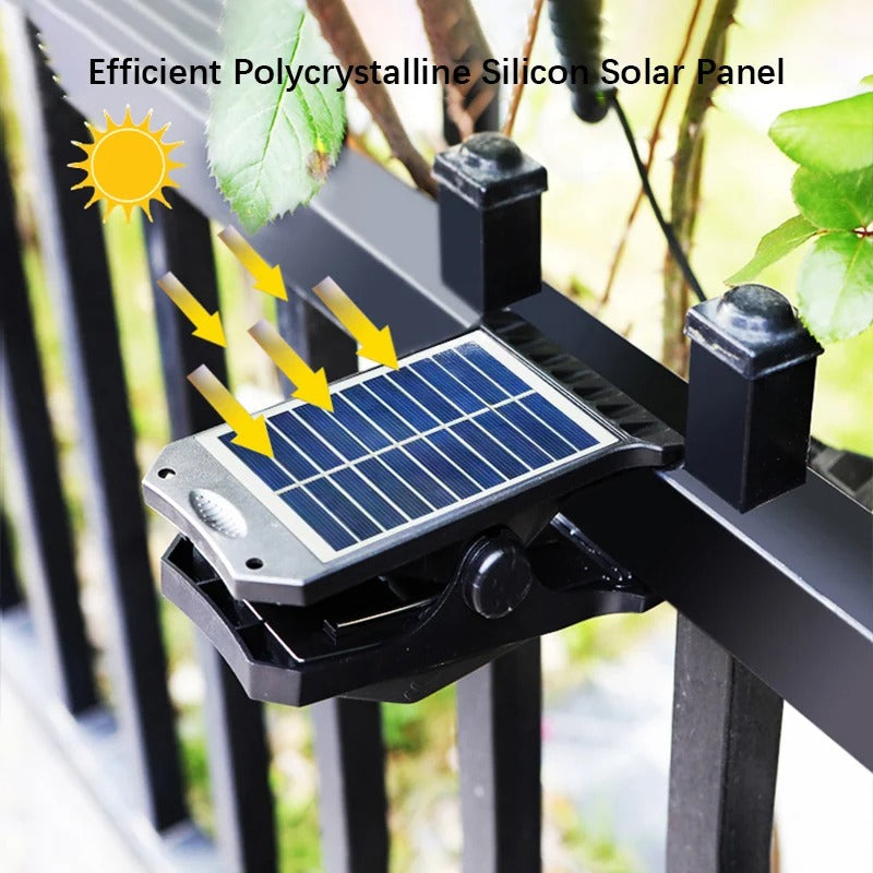 Lámpara Solar con Clip